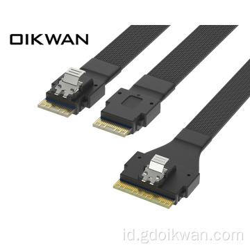 SLIMSAS SFF-8654 8I hingga 2SFF-8654 4i Cable